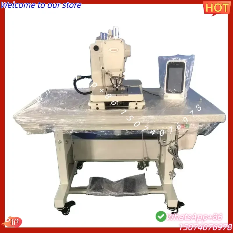 2026 High-Speed Electronic Eyelet Button Hole Sewing Machine TS-9820 Adjustable Stitch Length Thread Trimmer for Industrial