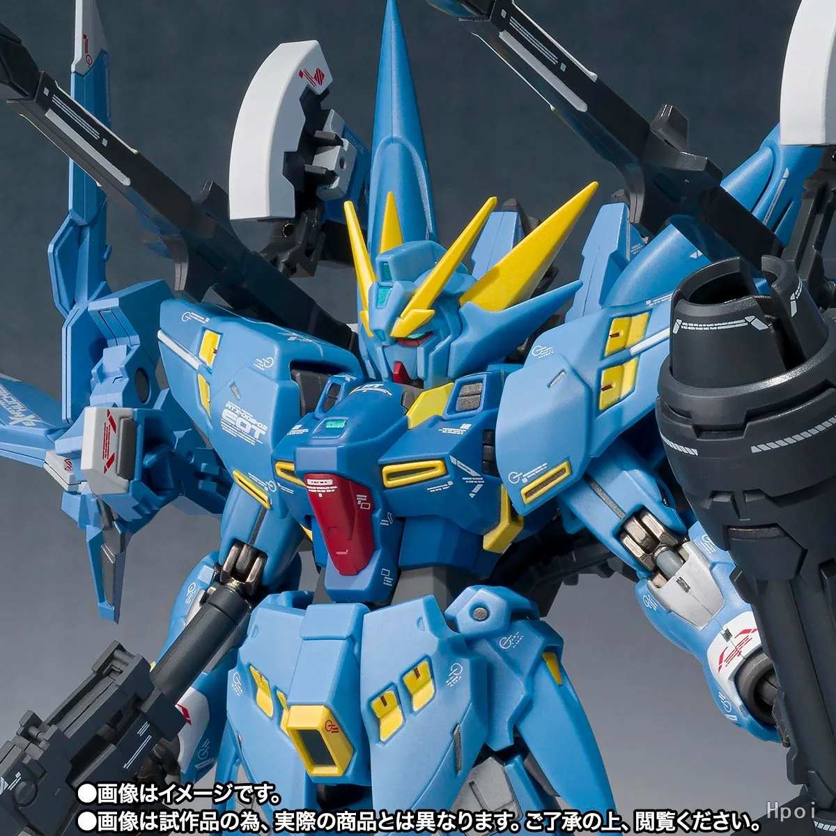 BANDAI Original METAL ROBOT SPIRITS (Ka Signature)＜SIDE OG＞ หุ่นยนต์ฮัคเคเบินแบบมีอาวุธครบชุด ของเล่นฟิกเกอร์สำหรับเด็กผู้ชาย ของขวัญ