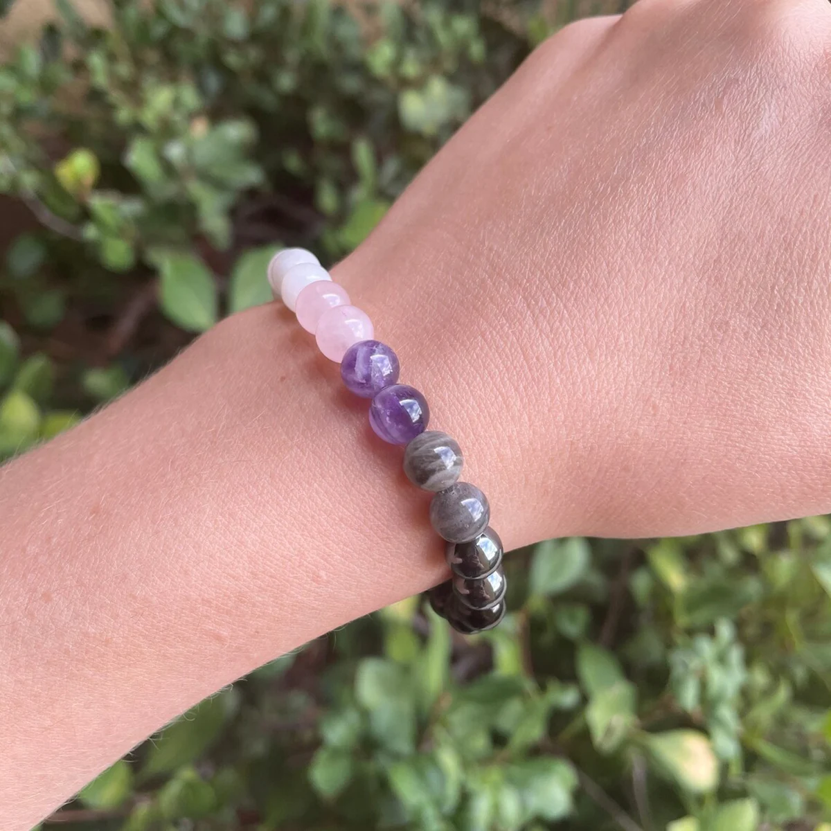6-teiliges Armband, Geldarmband, Entattschutzarmband, Erdungs- und Schutzarmband, selbstliebesendes Armband – Detail 8