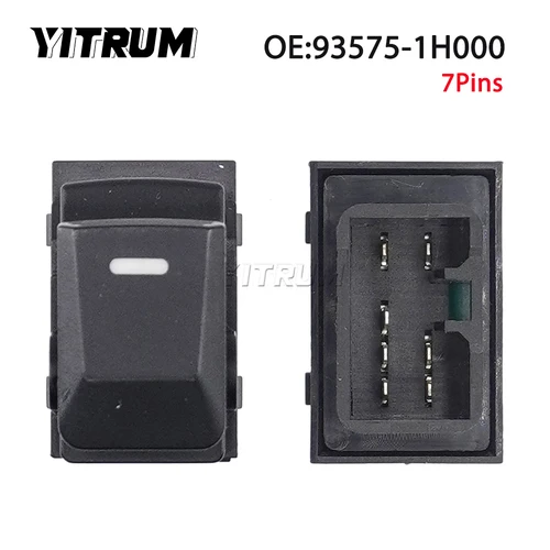 Imagen 2 del producto YITRUM 93575-1H000 93570-3W450 93570-3W000 interruptor maestro de ventana delantera izquierda botón trasero para Kia Sportage 2011 2012 2013 2014 2015