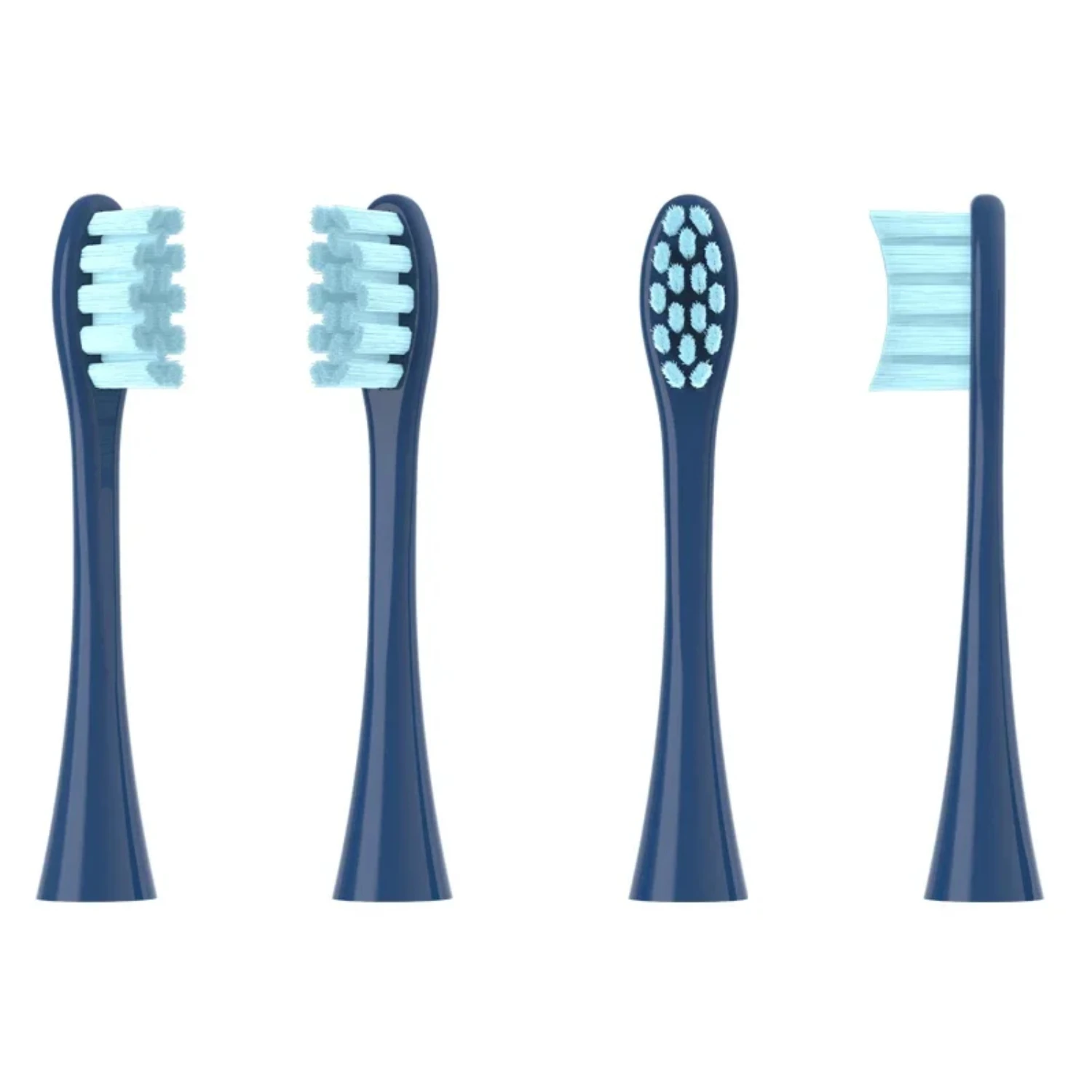 

2/4/6PCS Soft Replacement Heads X/ X PRO/ Z1/ F1 Blue Brush Heads Sonic Toothbrush Vacuum Bristle Nozzles