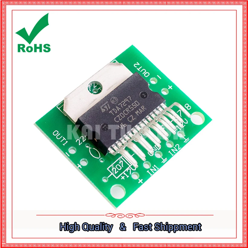 TDA7297 Power Amplifier Board DC 12V 2.0 dual-channel 15W+15W Electronic Module DIY Kit