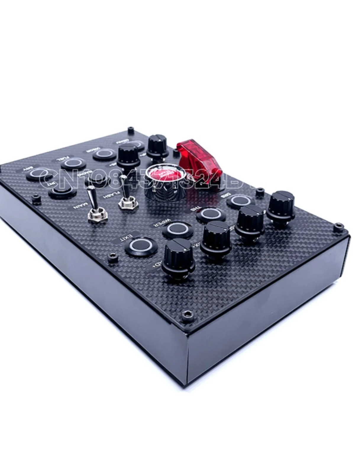 SIMDT racing simulator central control box, Eucami card button box hub, carbon fiber