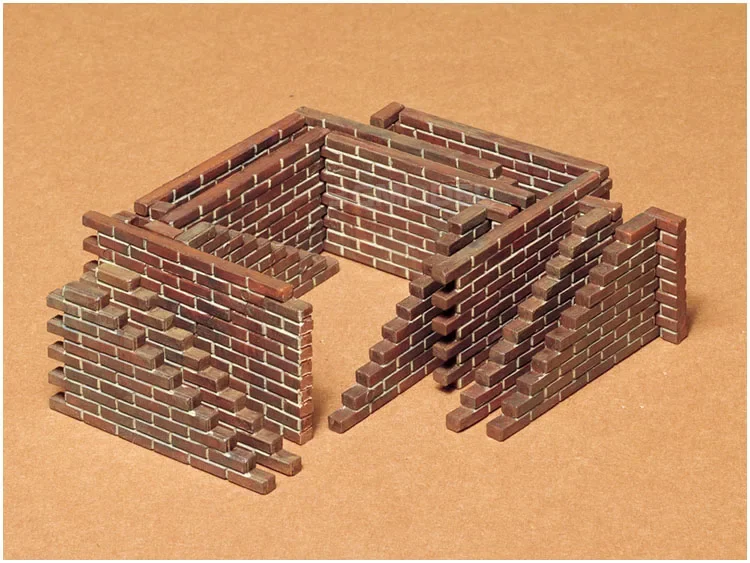 TAMIYA Assembling Model Kit 35028 Scene Building Model Brick Wall Set 1/35