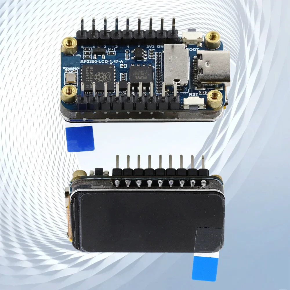 RP2350 1.47 Inch LCD Screen Development Board Module for Raspberry Pi Pico 2 172x320 RGB SD RISC-V ARM 16MB Flash 150MHz RP2350A