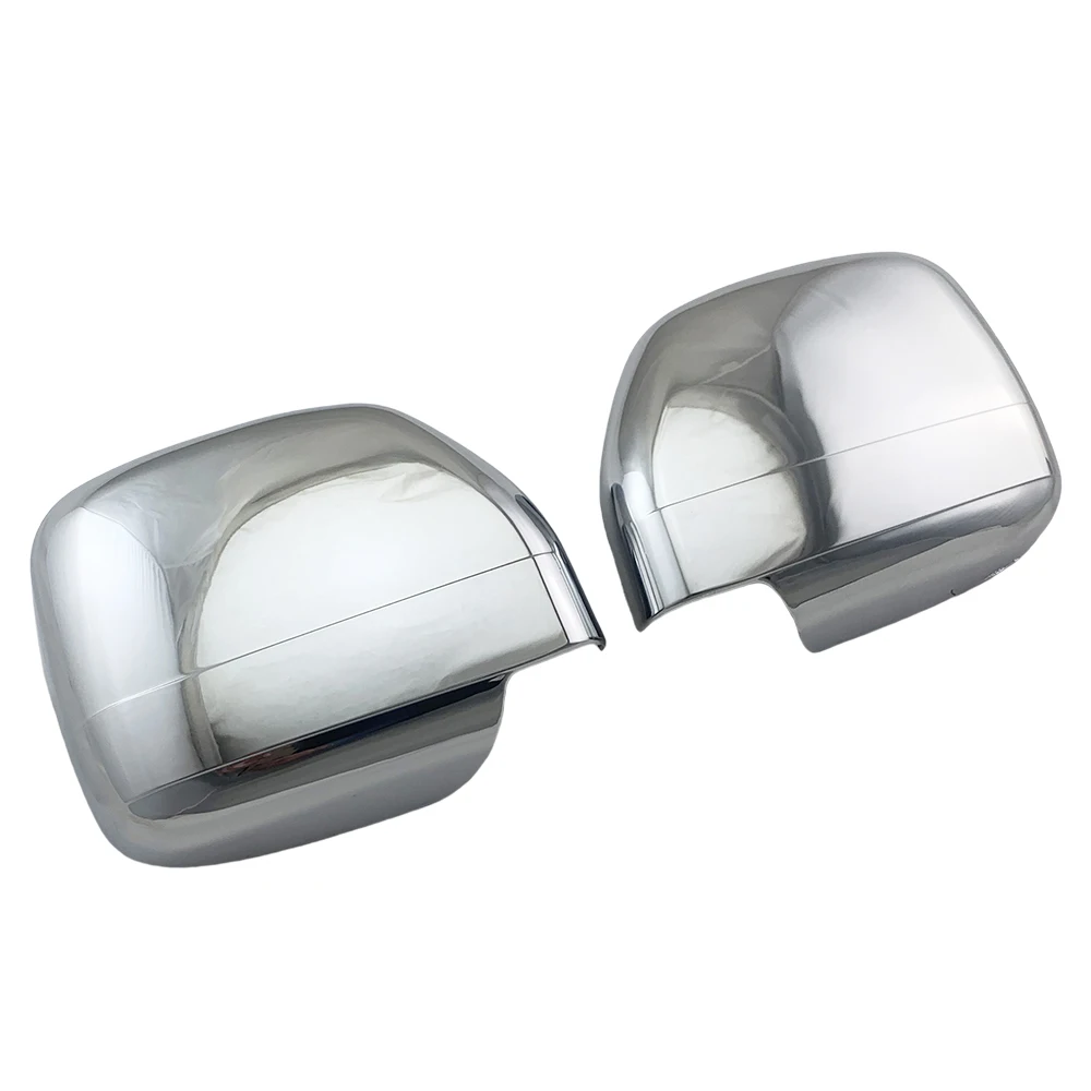 

ABS Chrome Plated Silver Car Door Mirror Cover For Toyota Land Cruiser Prado FJ90 1997 - 2002 Car Accessories Exterior Decorate