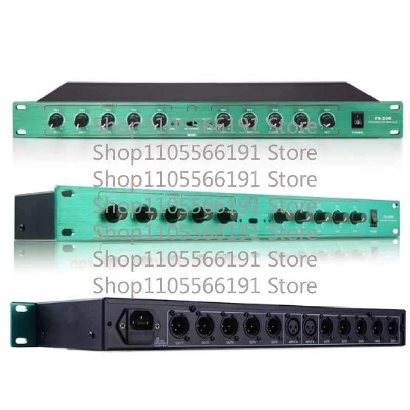 FS-206 10-way Splitter/audio Splitter/audio Signal Distributor Amplifier Distributor