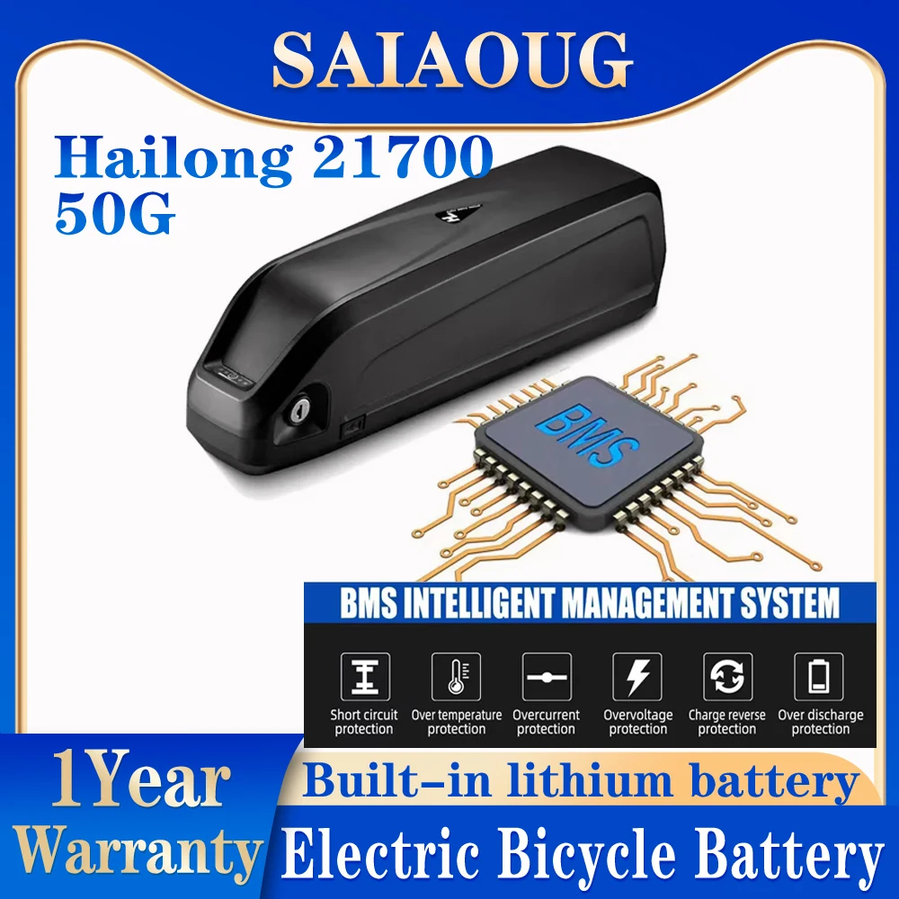 21700 Lithium Battery Original 36V Battery 36V 25AH 30AH 35AH 50AH Ebike Battery 36V Hailong Battery  40AH BMS 250W -2000W Power