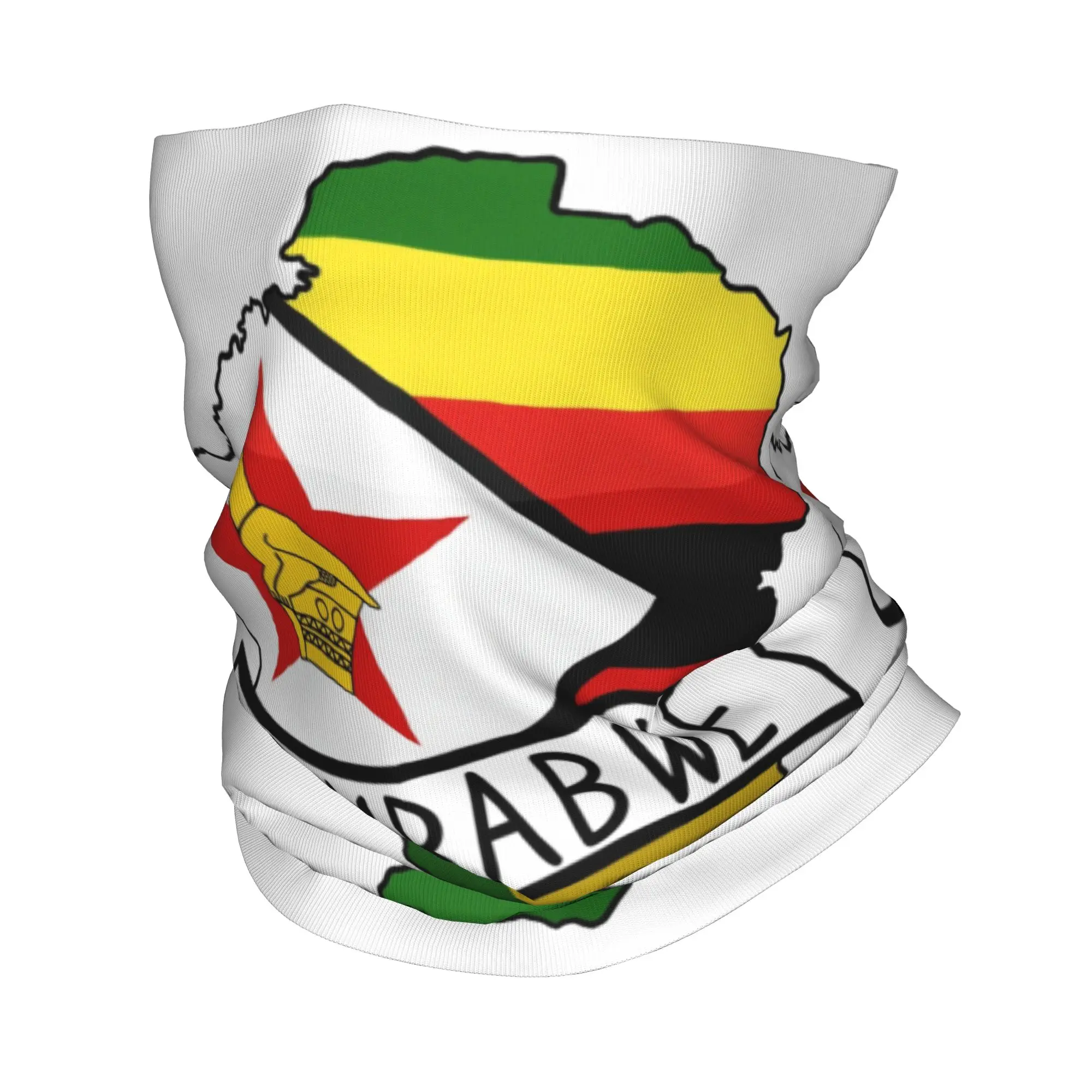 

Бандана с картой флага Зимбабве, многофункциональный шарф-накидка с принтом, маска для лица, ветрозащитная, для езды на велосипеде, унисекс, для взрослых