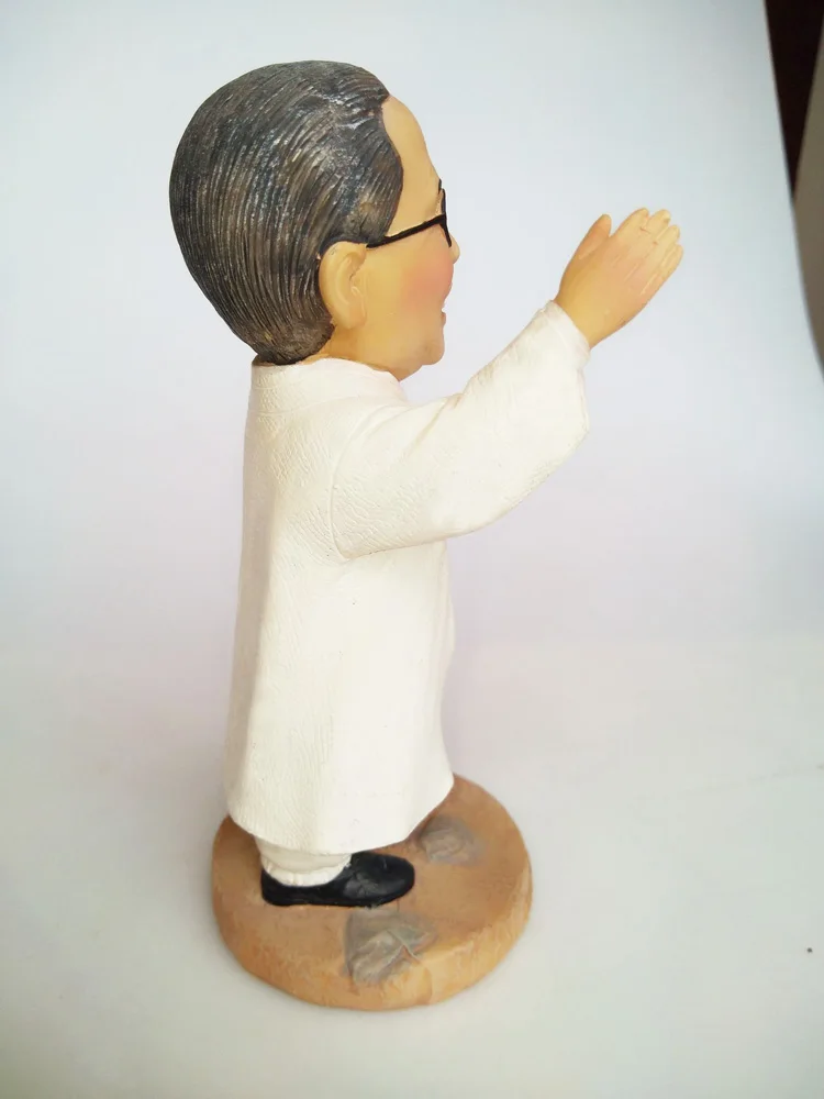 Klassieke wereldberoemde persoon Korea "National Father" Politicus Kim Koo Woonkamer Figuur Model Gift Craft