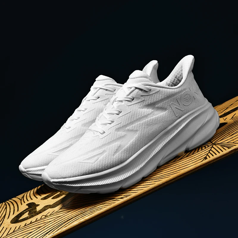 EZIIOT fashion men and women couples casual sports running shoes comfortable breathable white size 39-45