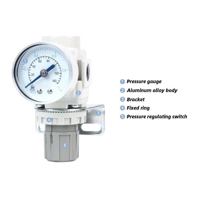AR Series pressure regulating valve air compressor pneumatic pressure reducing valve regulates