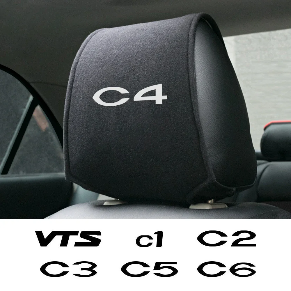 Car Headrest Cover Seat Cushion Auto Accessories For Citroen C4 C3 C5 C6 C1 Jumpy VTS Picasso Berlingo C-Elysee C2 C-CROSSER C8