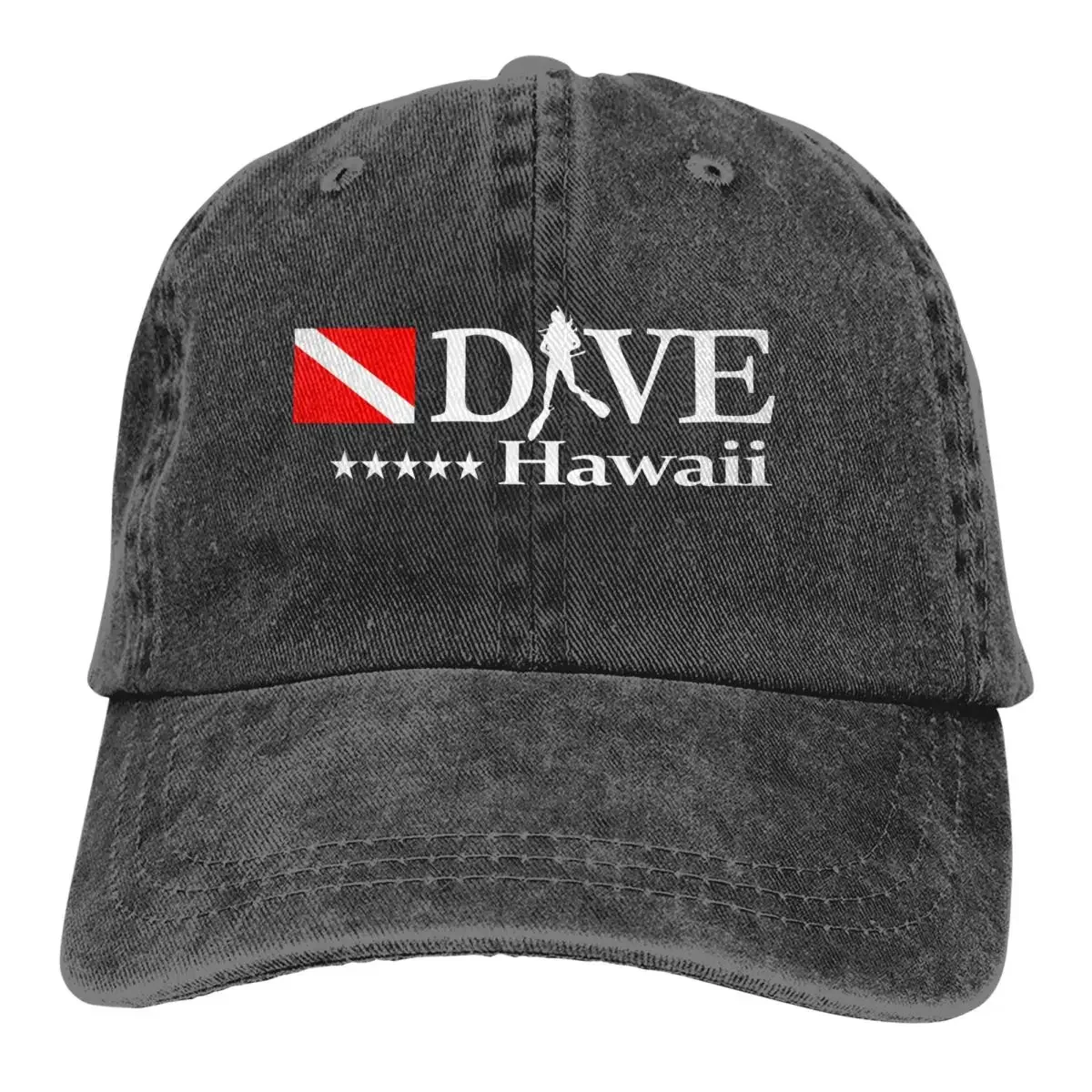 

Hawaii Baseball Caps Peaked Cap Dive Scuba Diving Sun Shade Hats for Men