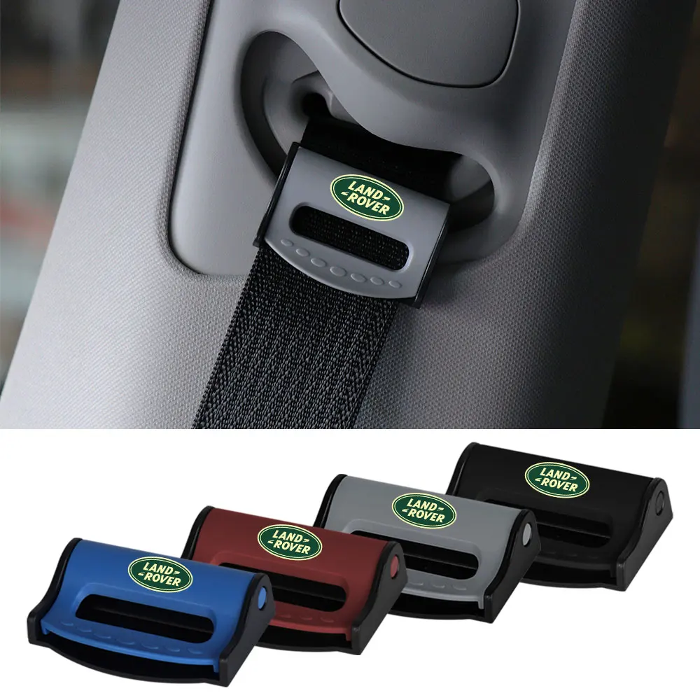 2PCS ABS Car Seat Belts Clips Safety Adjustable Stopper Buckle Clip For Land Rover SVR Discovery Velar Evoque Range Rover L322