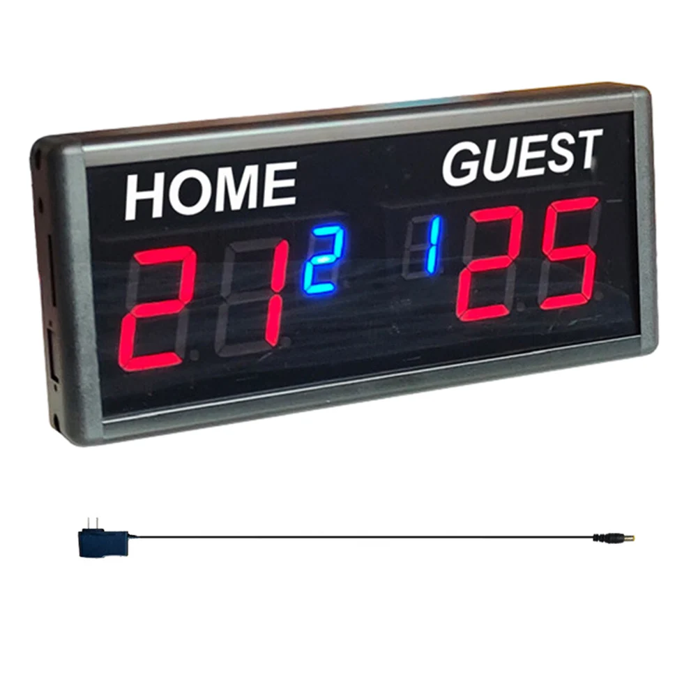 Control Distance Meters Made Of High Quality Electronic Scoreboard Snooker Scoreboard Power Adapter Cord Length Product Loudness