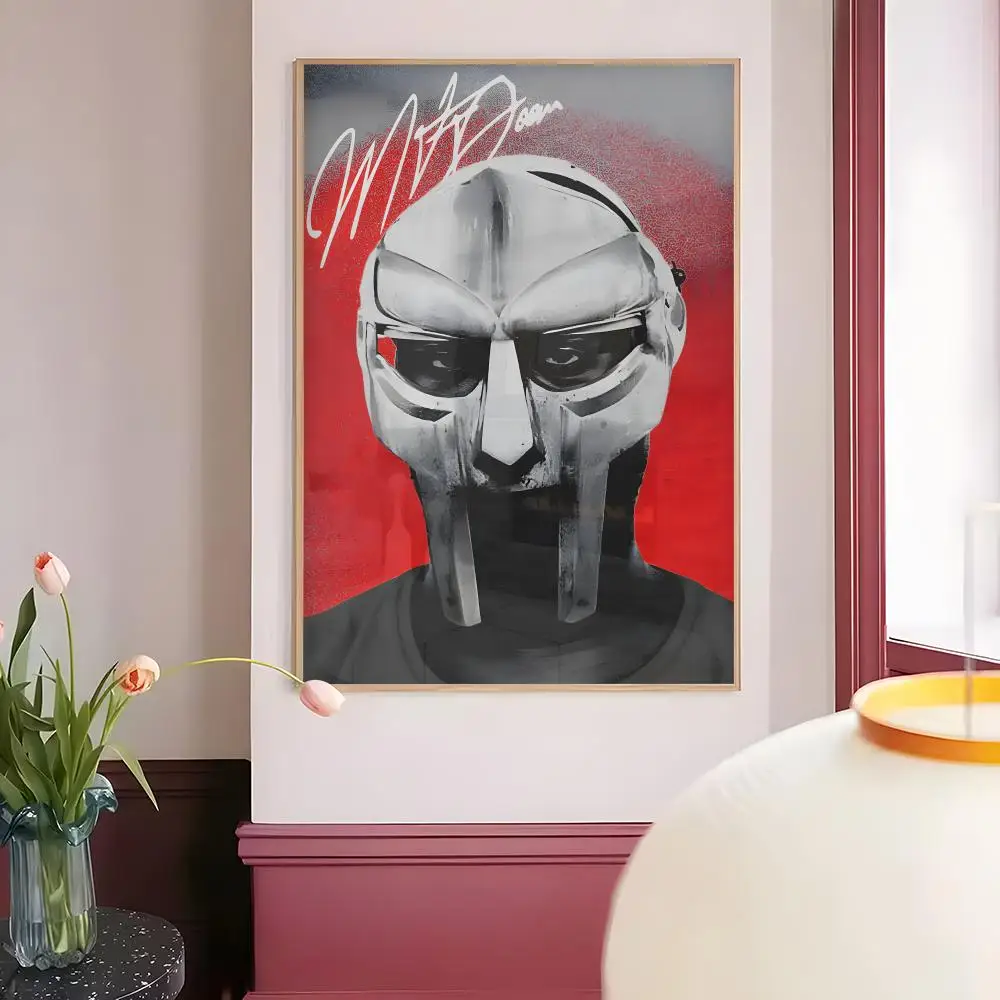 M-MF الموت مغني الراب اللوحة الخط الإبداعية عالية الوضوح قماش يطبع لغرفة المعيشة جدار الفن وديكور المنزل #4