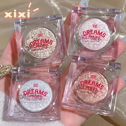 Hot Sale Glitter Eye Shadow Cream Sparkle Feeling Pearlescent Eyeshadow Palette Brighten 3D Face Contour Beauty Makeup for Woman