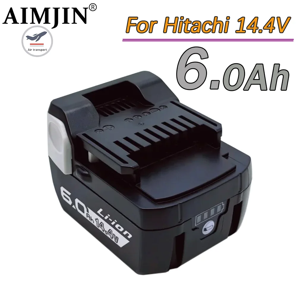 14.4v Battery For HITACHI BSL1415 BSL1430 CD14DSL DH14DSL DS14DSL 329901 Cordless Drill Rechargeble Power Tool 6.0Ah Battery