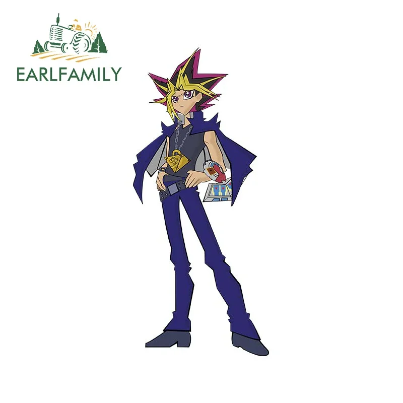 

EARLFAMILY 13cm x 5.7cm for Funny Anime Funny Car Sticker Creative Waterproof Decal Personality Windows Laptop Trunk Decoration