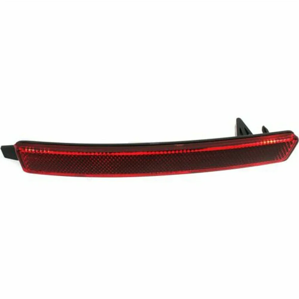 1Pair Rear Bumper Reflector for Cadillac SRX 10-16 for Chevrolet Traverse 09-12 for GMC Acadia 07-15 ABS Back Reflective Strips