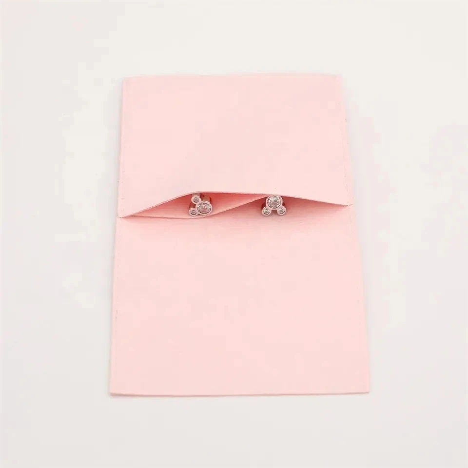 Sacchetti regalo in velluto in microfibra Imballaggio Custodia per gioielli Custodia cosmetica per caramelle nuziali Bustina riutilizzabile Stampa logo personalizzato