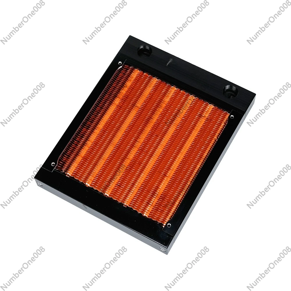 

Ультратонкий медный радиатор 17 мм, 240/360 мм, высокоэффективный водяной кулер для ПК с резьбой G1/4, жидкостное охлаждение для процессора