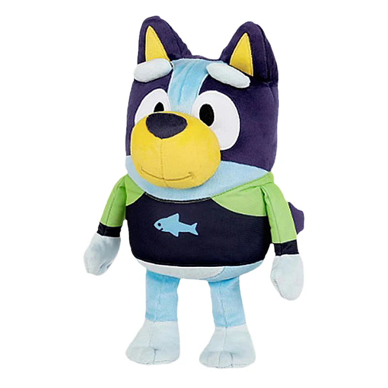 30 سنتيمتر يتحدث بلوي الكرتون أنيمي الشكل البنغو الكلب الموسيقى محشوة ألعاب من القطيفة دمى لطيف الحيوان الغناء الكلب ألعاب زرقاء للأطفال