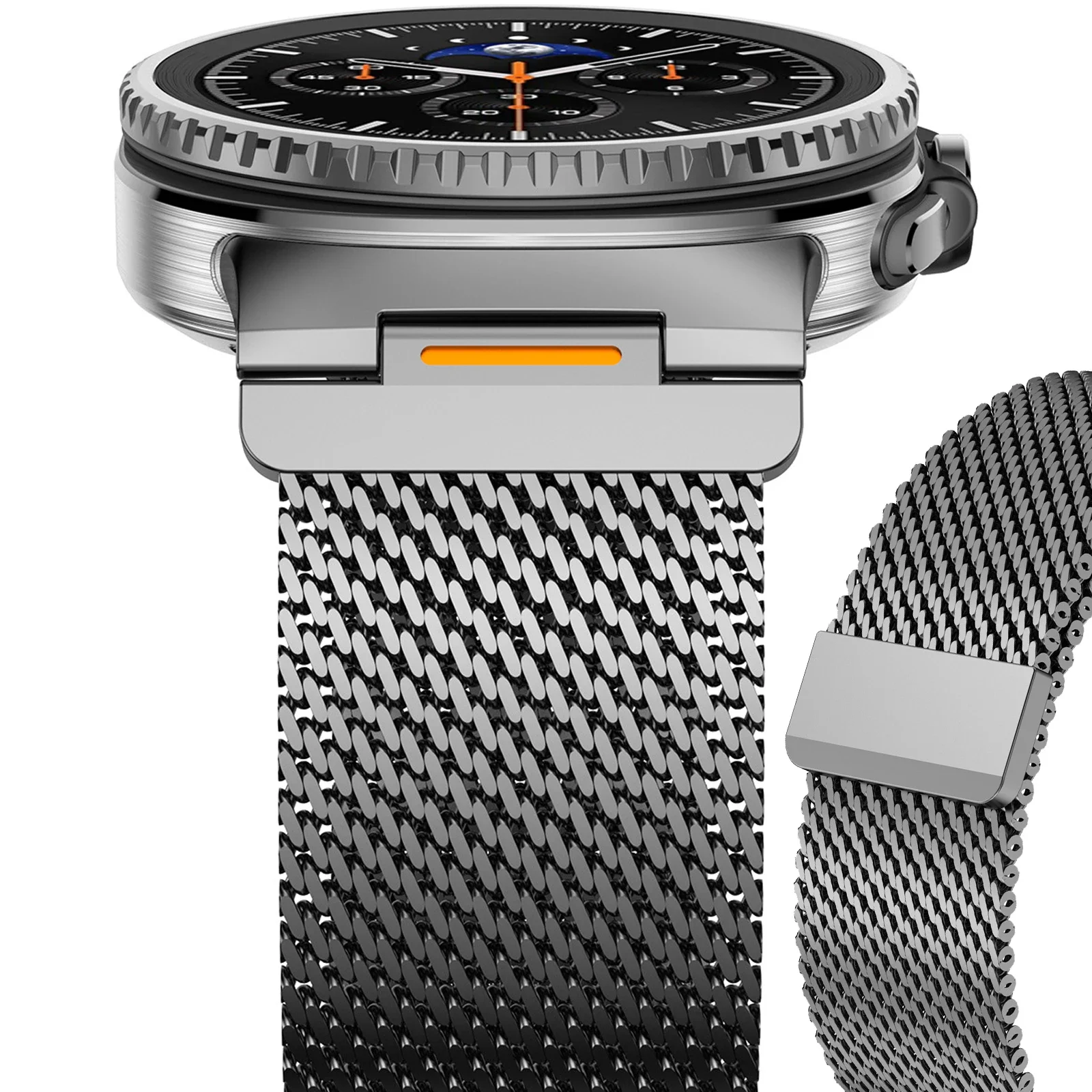 Edelstahl-Milanese-Armband für Samsung Galaxy Watch9/8 40 44mm Classic Metal Magnetic Milan Ultra2 Armband Smartwatch-Band