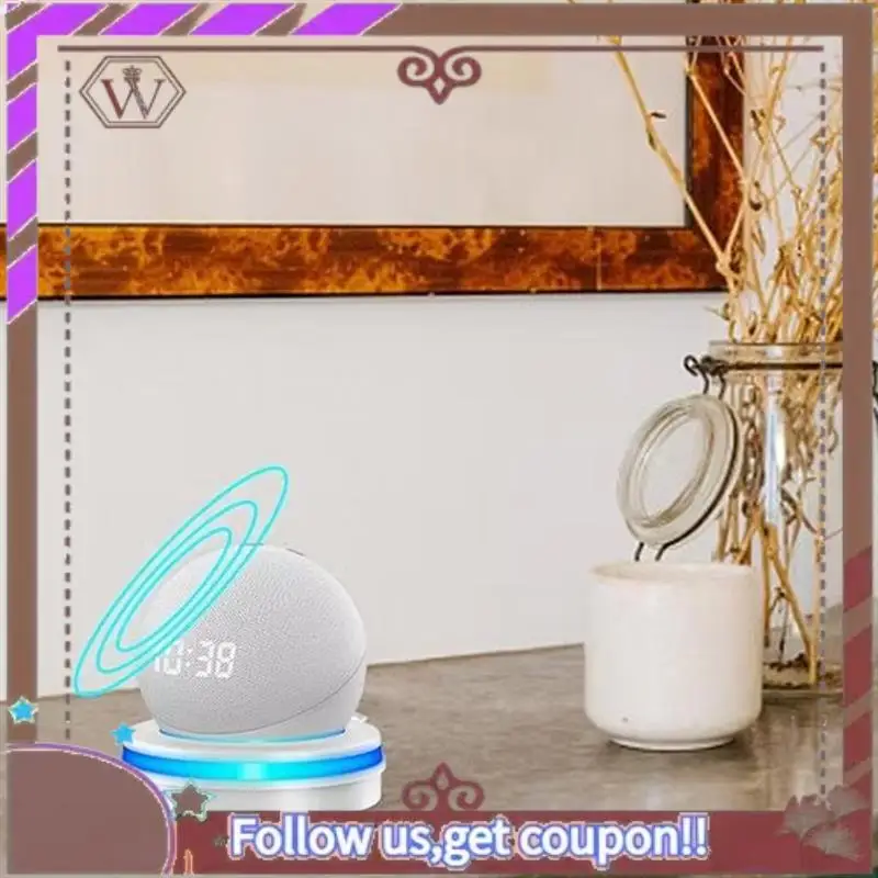 ABBG-Настольный кронштейн для Echo Dot5/4, стабильная подставка, экономия места, аксессуары для умных домашних динамиков, белый цвет