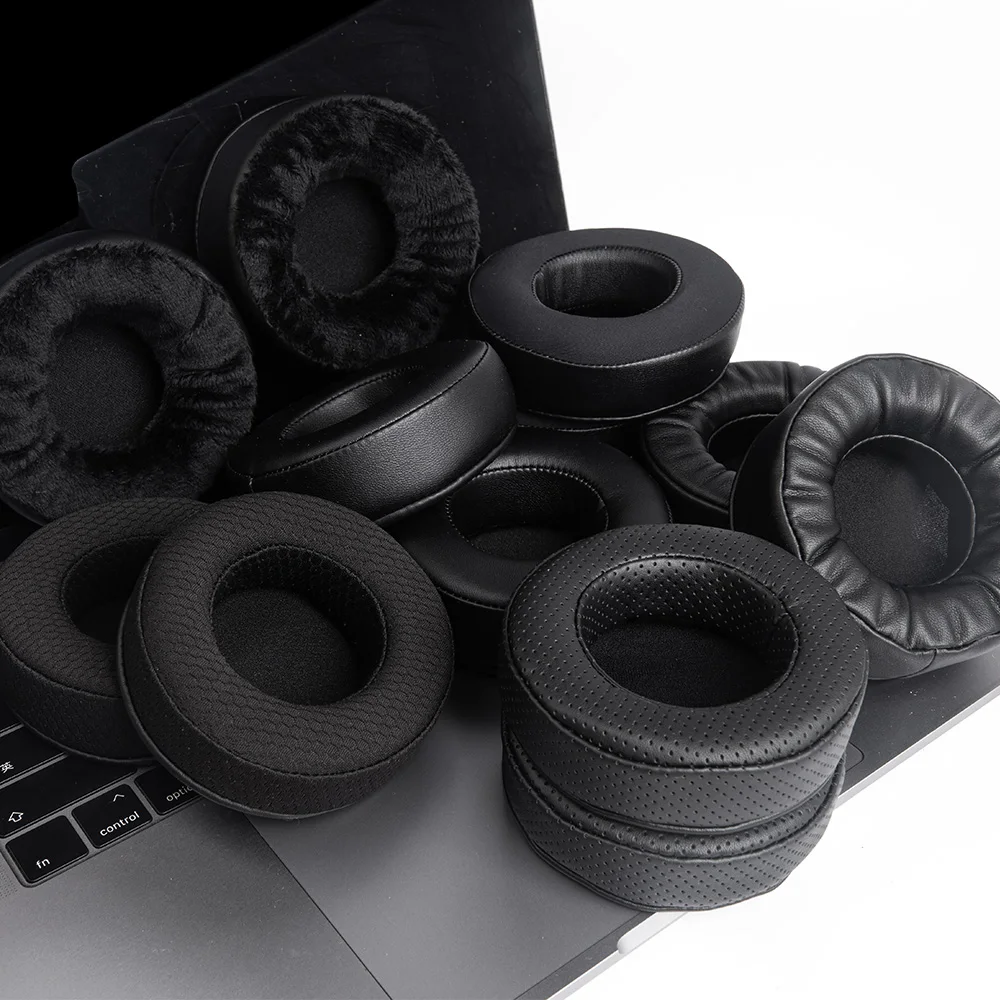 JVC HA-RX300 وسادات أذن بديلة وسادات أذن من القماش أغطية الذاكرة بروتين ناعم إسفنجي