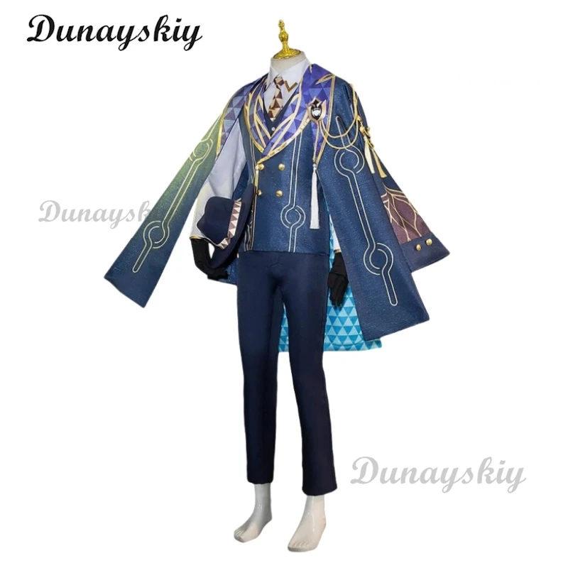 Honkai Star Rail Avventurina Kakavasha Costume Cosplay Parrucca Cappello Gioco Halloween Party Dieci Stonehearts Uniformi Mens Cool Suit