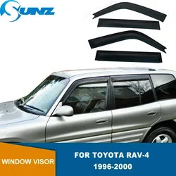Window Visor For Toyota Rav4 Rav-4 1996 1997 1998 1999 2000 Tape-On Weathershields Sun Rain Guard Car Door Visor SUNZ