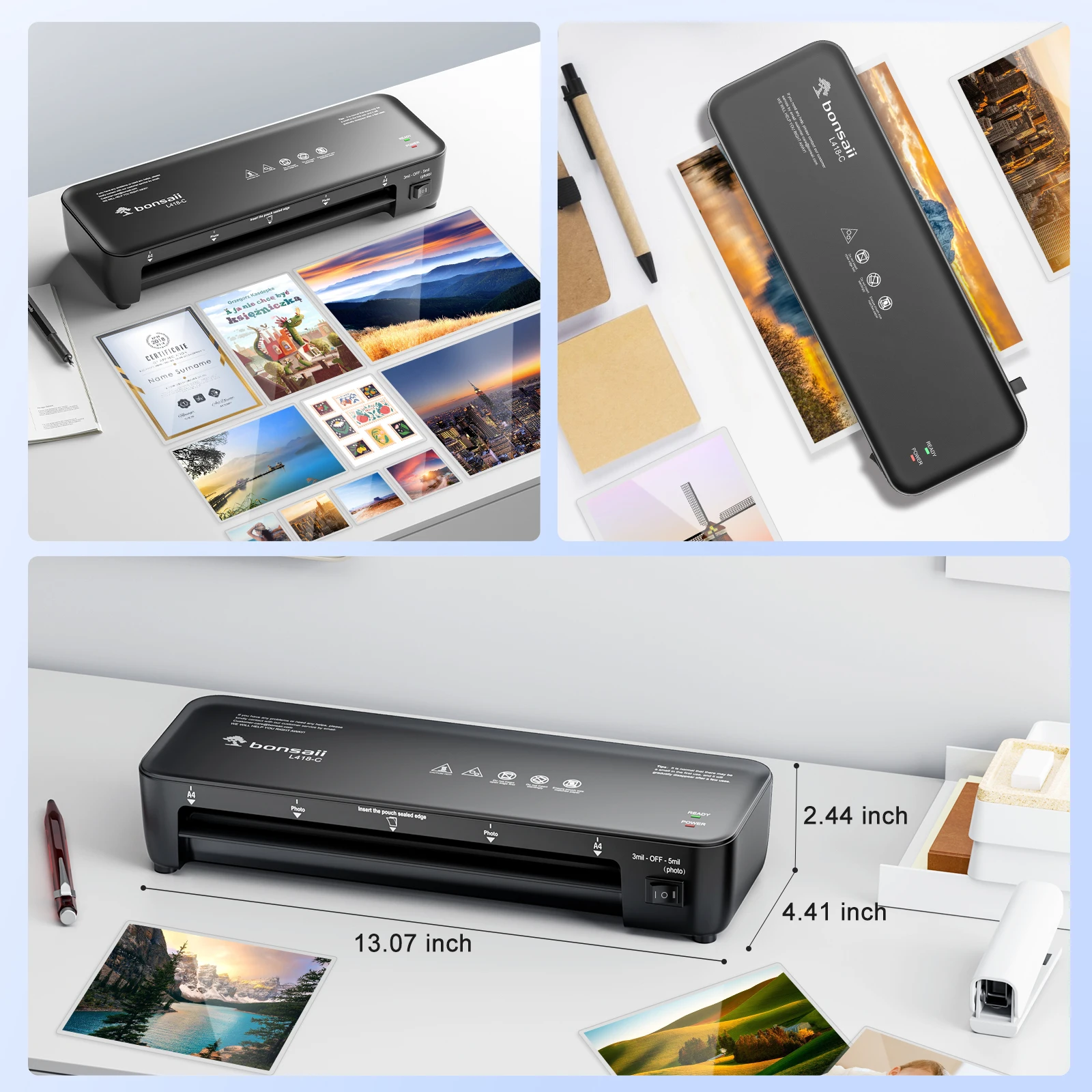 Bonsaii 9-Inch Thermal Laminator: Your Ultimate Home Office Companion thumbnail