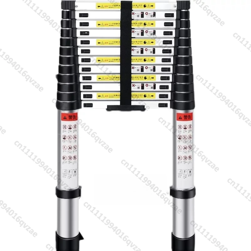 Thickened Aluminum Alloy Ladder Telescopic Ladder Household Lifting Loft Aluminum Ladder Project Portable