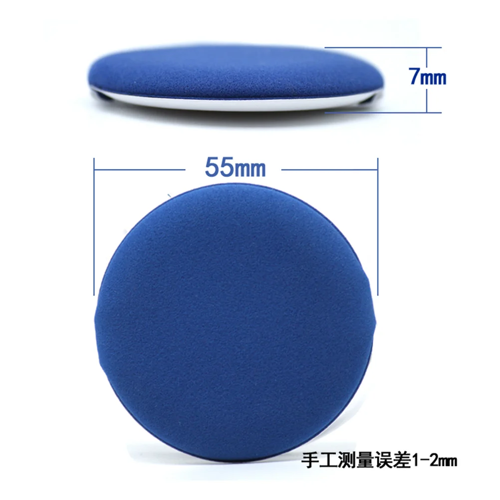 Makeup Facial Powder Puff Cosmetics Blush Applicators Round Foundation Face Puff (Blue) Makeup Powder Puff