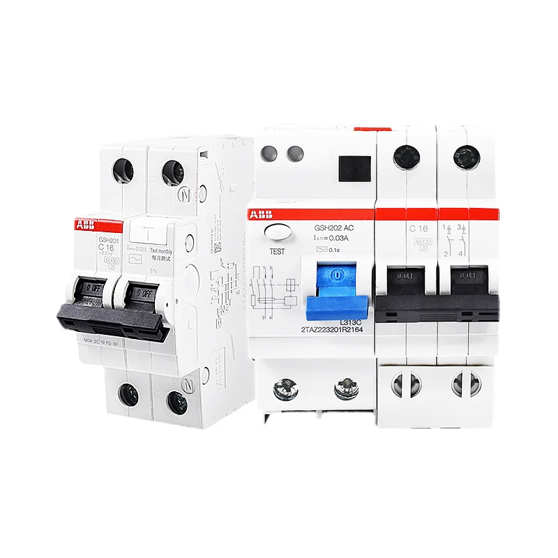 ABB GSH200 Leakage Protector Reliable Safety Device Fast Power Cutoff Overload and Short Circuit Protection Original Product