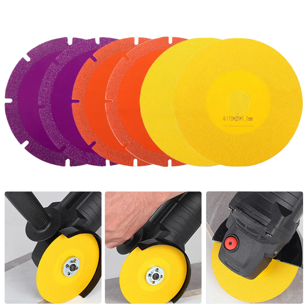 GrindingWheel Cutting Discs Saw Blade 100×20×1mm Ceramic Diamond Tile Cutting Disc For:Smooth Cutting Chamfering