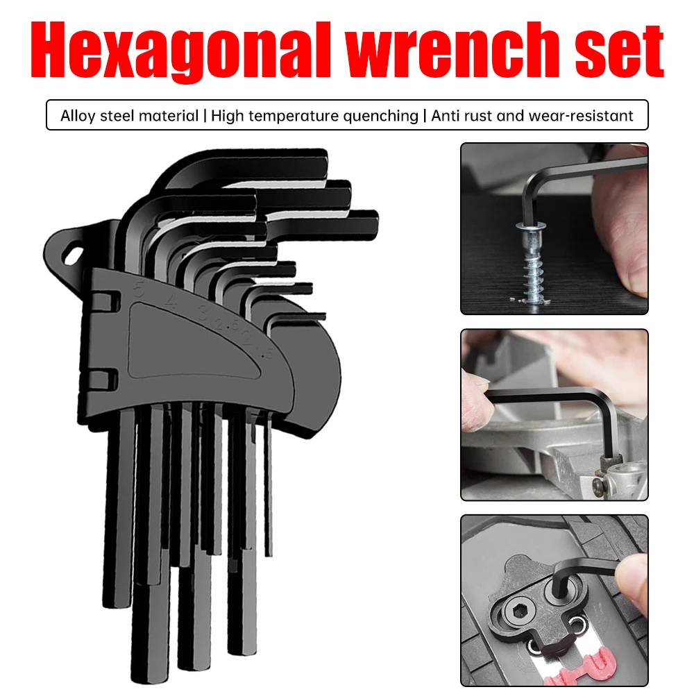 

9pcs Star Torx Wrench Spanner Set Hex Socket Wrench Professional Hand Tools 6 Angle Screwdriver Tool Wrench Screwdriver Bits