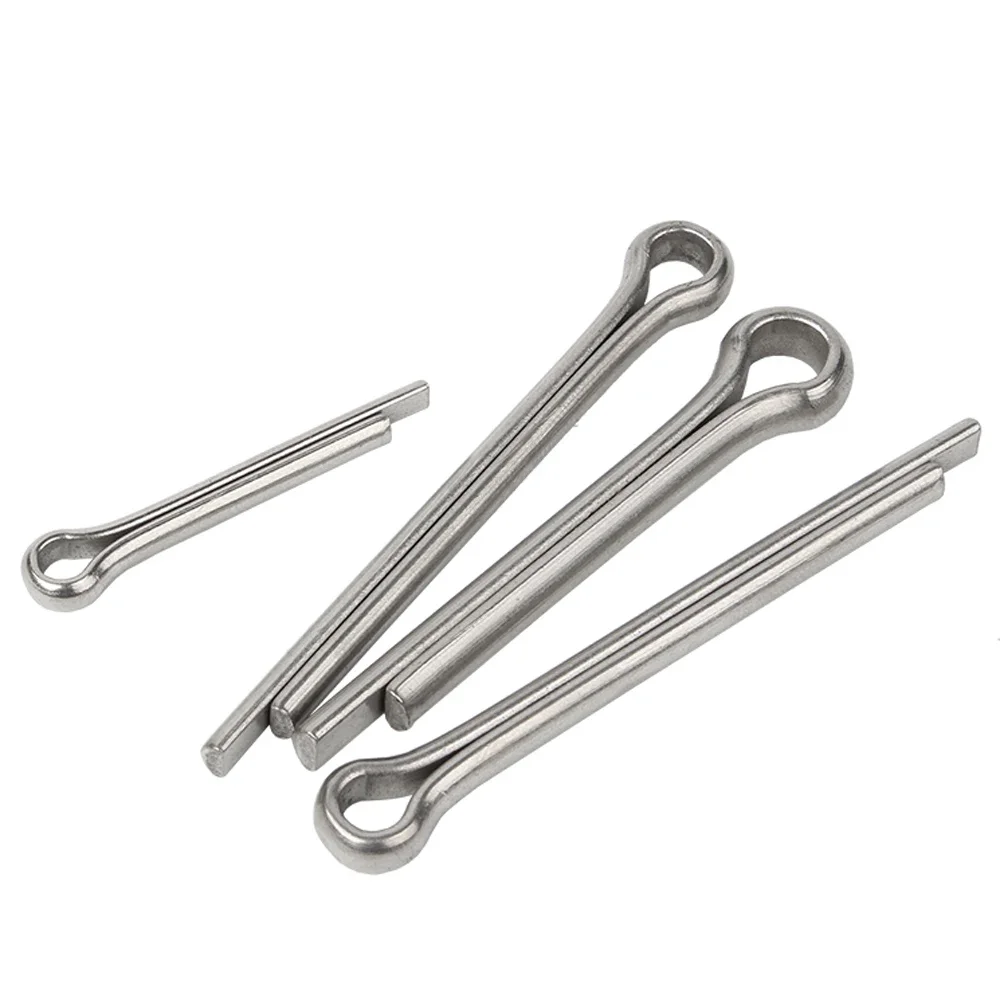 2-100Pcs M1 M1.2 M1.5 M2 M3 M4 M5 M6 M8 U Shape Type Spring Cotter Hair Pin Steel Pins Split Clamp Open Elastic Stainless Steel