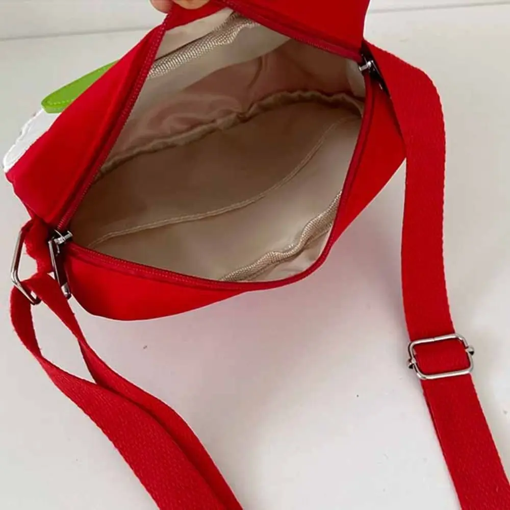 

Message Bag Fruits Shape Crossbody Bag Pear Solid Color Funny Shoulder Bag Korean Style Harajuku Mobile Phone Pack Travel