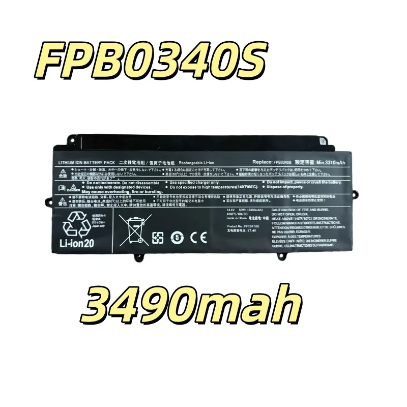 Replacement battery 14.4V 3490mAh FPB0340S for U938 U937 FPCBP536 Series 4INP5/60/80 Laptop Battery High Quality New