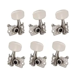 6 Pieces Tuning Keys Guitar Tuner Electric Folk Guitar String Button for Folk Guitars Guitars Repair Part Fitments