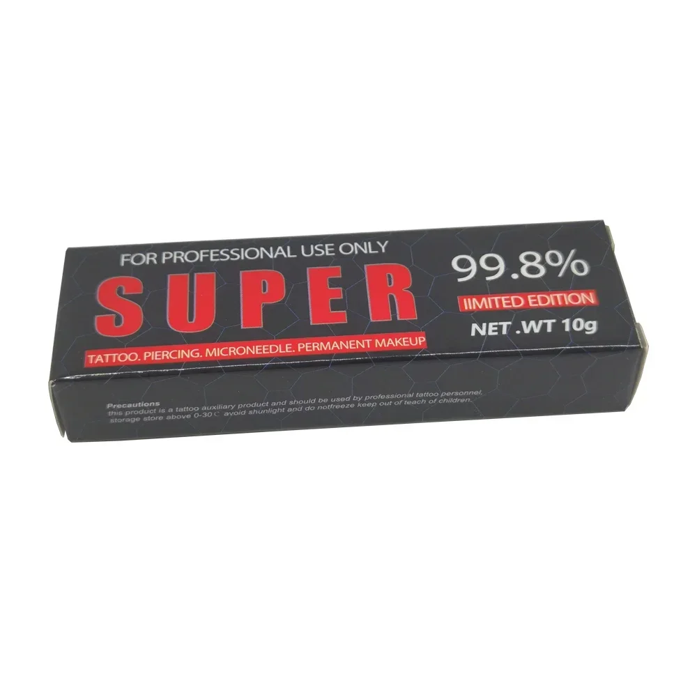 New 99.8% Black Super Tattoo Cream Before Permanent Makeup Microblading Eyebrow Lips Body Skin 10g