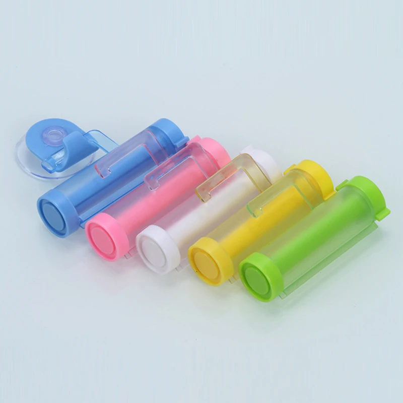 Multipurpose Rolling Tube Squeezer Tooth Paste Dispenser Sucker Holder Dental Cream Bathroom Squeezing Dispenser