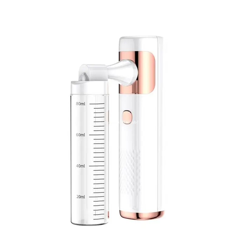 High Pressure Injection Beauty Instrument Handy Atomization Face Sprayer with USB Rechargeable Dropship