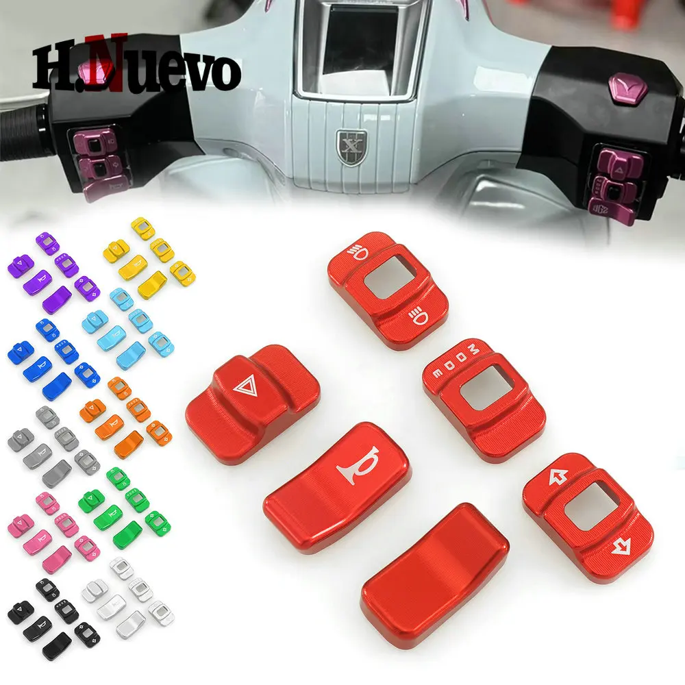 

Motorcycle Accessories Compaitible With Lambretta X200 X250 X300 Switch Button Decorative Cover Light on-Off Cap