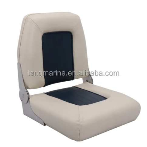 

STLF Marine Hardware Flip Back Boat Helm Seat Captain Seat for Boat Center Console Durable Marine Seats