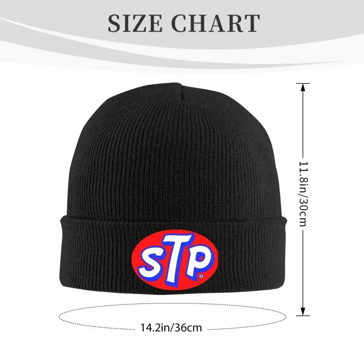 STP Knitted Hat Women's Men's Skullies Beanies Autumn Winter Hats Acrylic Racing Mechanic Automobile Brands Warm Cap