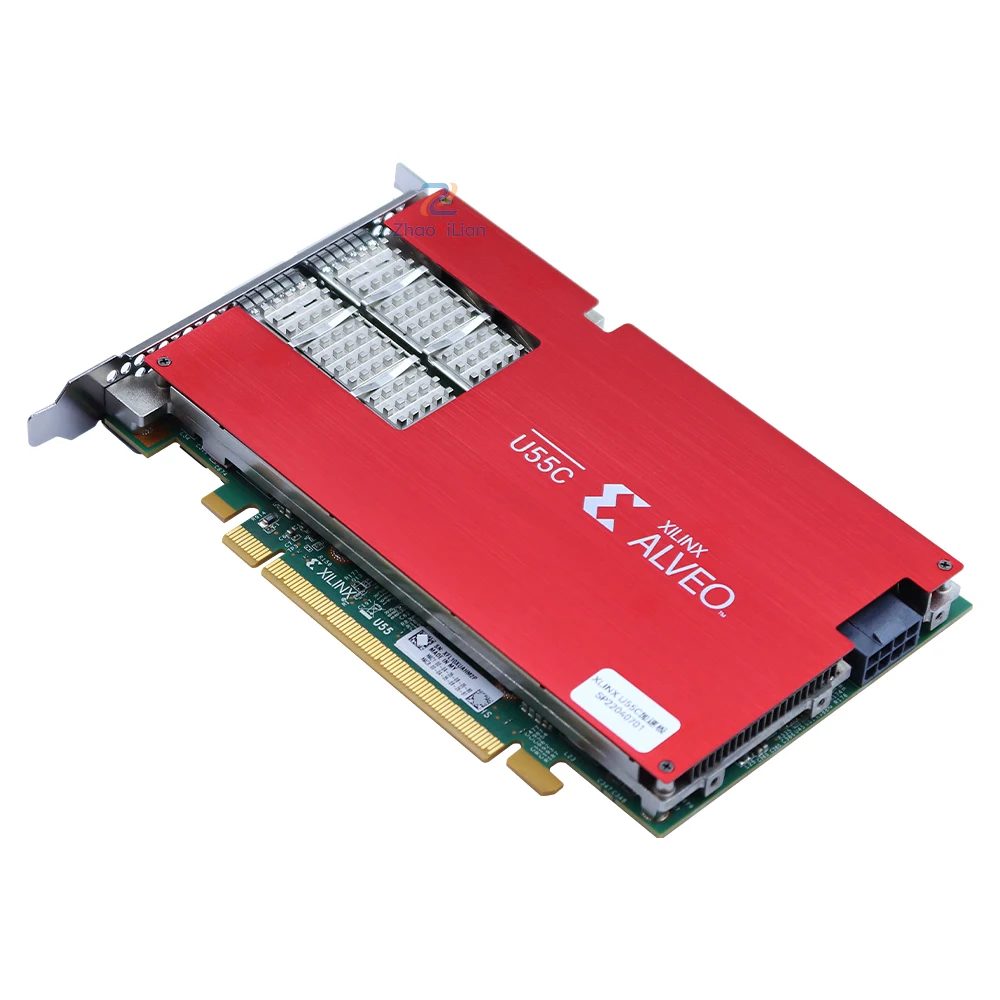 For A-U55C-P00G-PQ-G AMD Alveo U55C FPGA Acceleration Card PCIe QSFP28 Data Center Processing Board